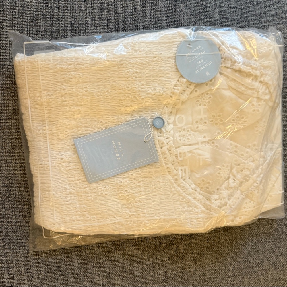 Hill House Cream Eyelet Dress